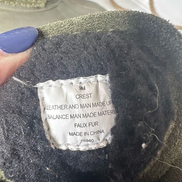 Khombu Olive Green Outdoor Crest Duck Boots with Orange Laces Women's - Size 9 - Picture 9 of 9